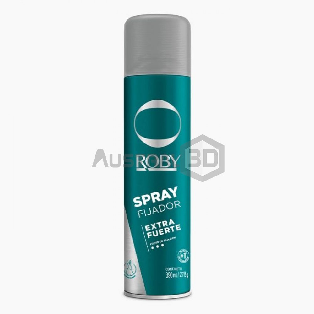 Adherente En Spray Roby EXTRA FUERTE 392ml Aerosol Fijador Cama Caliente
