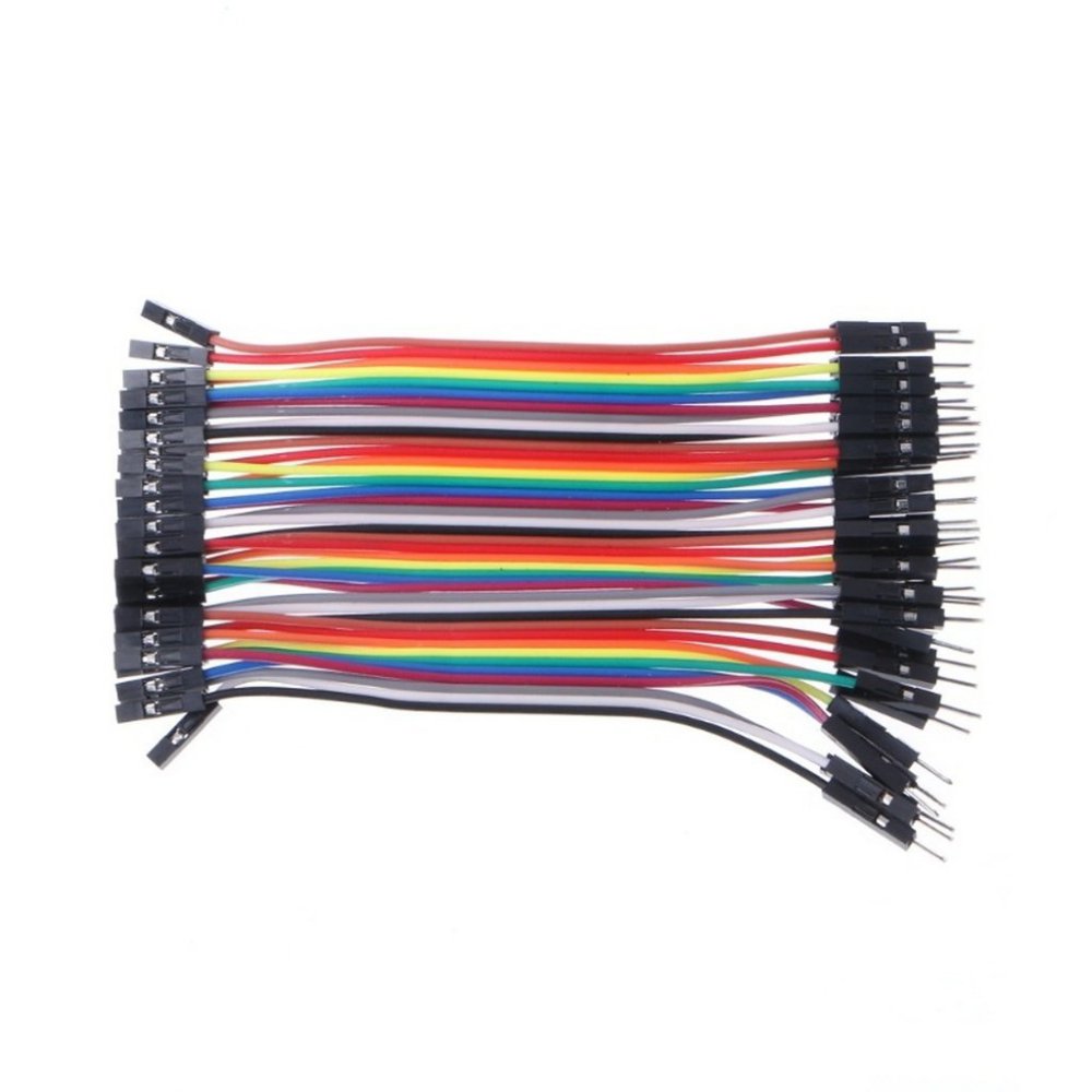 Pack 40 Cables Protoboard Macho Hembra 10cm