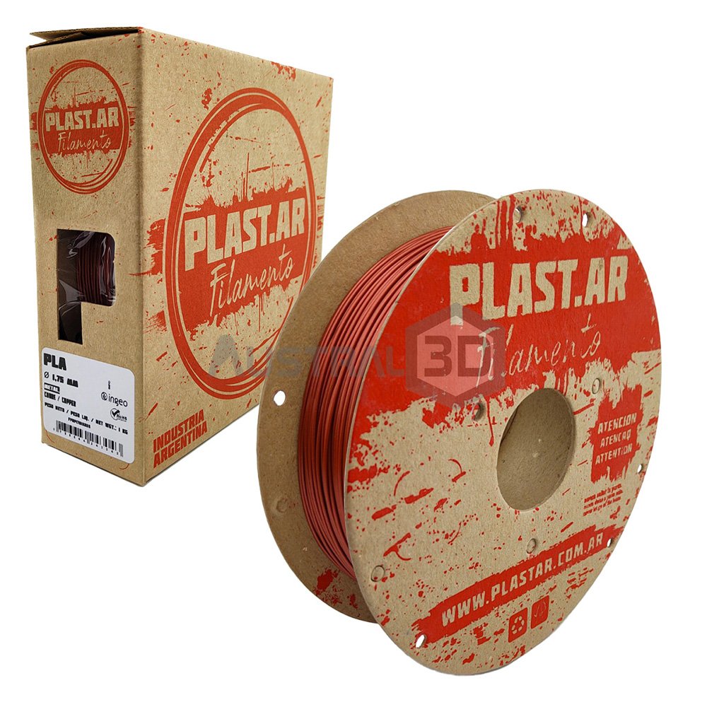 Filamento 3d Plast.ar Pla 1kg COBRE