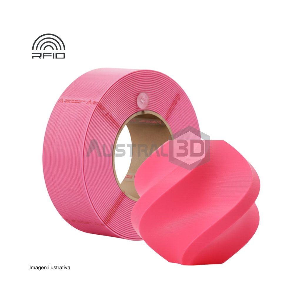 Filamento 3D PLA basic RECARGA BAMBULAB 1.75Mm 1Kg ROSA FUERTE