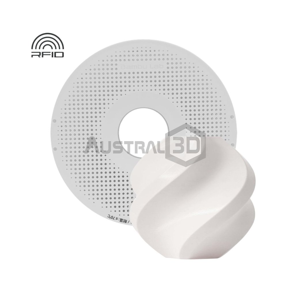 Filamento 3D PLA basic BAMBULAB 1.75Mm 1Kg BLANCO JADE