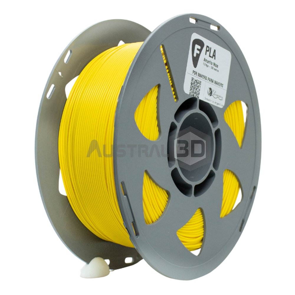 Filamento 3D Filar 1.75Mm 1Kg PLA AMARILLO MATE
