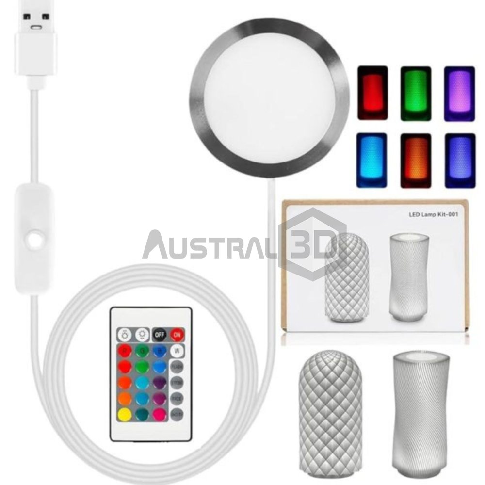 Lampara Led para Bambulab Diy Kit RGB 16 Colores