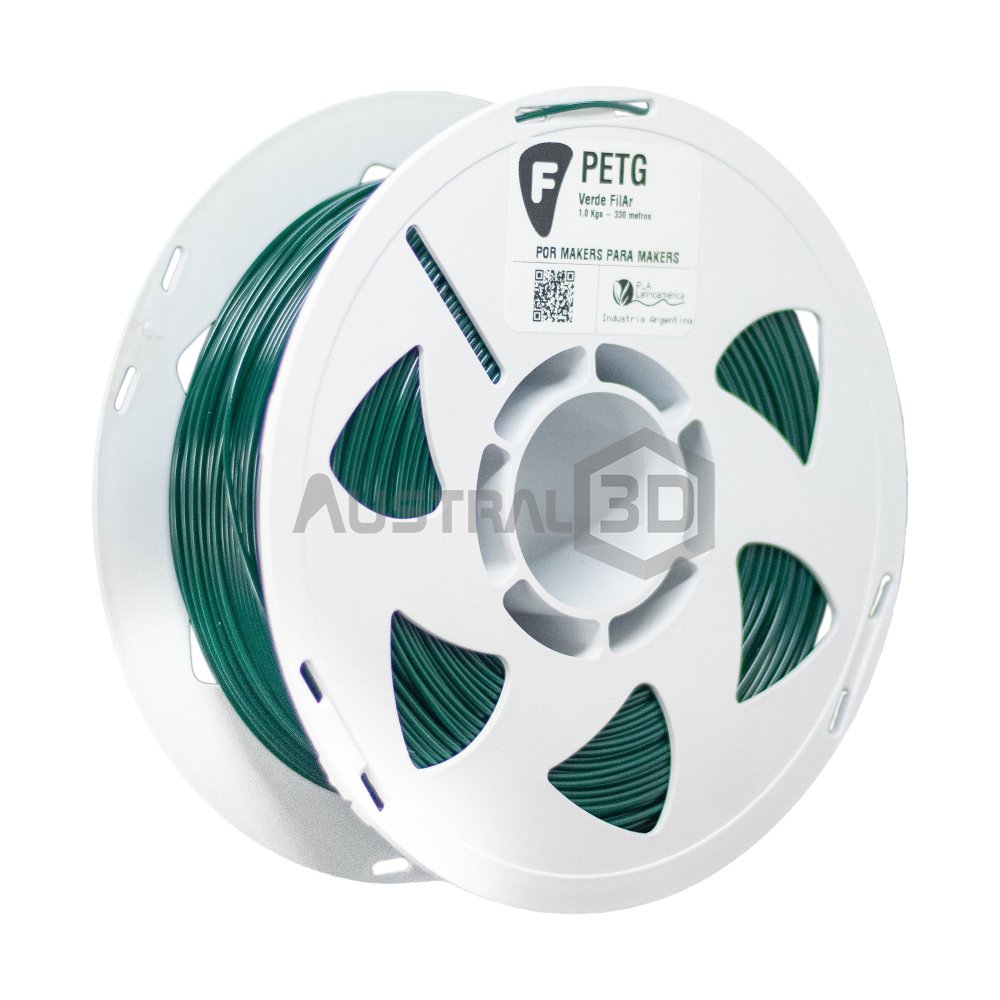 Filamento 3D PETG Filar 1.75Mm 1Kg VERDE FILAR