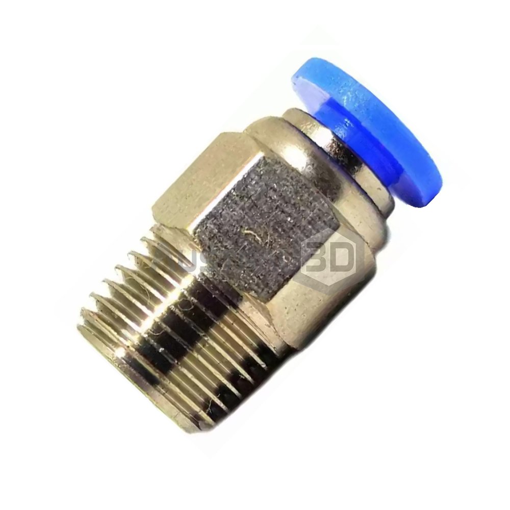 Acople Racor Pc4 M10 3/8 Tubo Pasante 4mm Impresora 3d