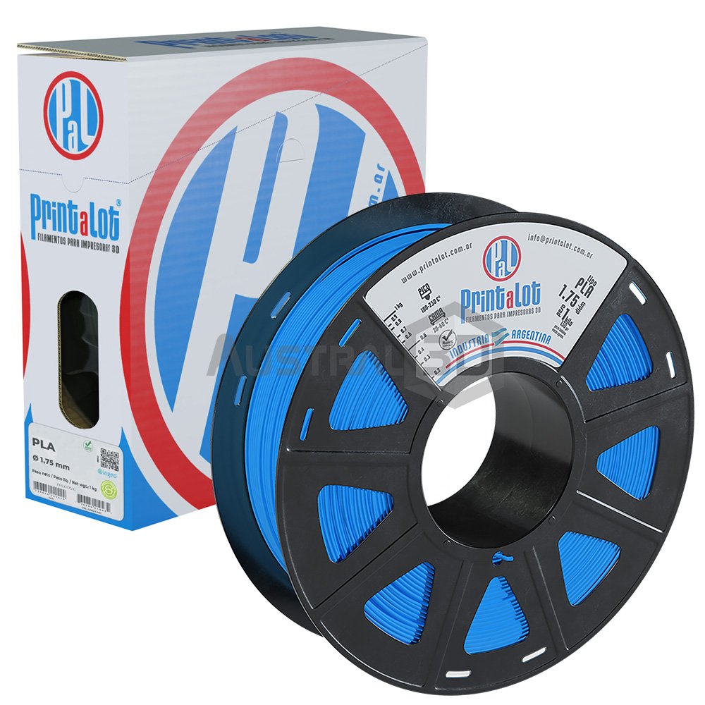 Filamento 3D Printalot 1.75mm 1kg PLA AZUL PAL