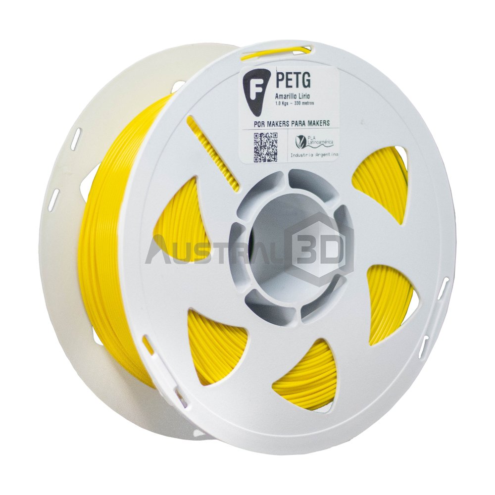 Filamento 3D PETG Filar 1.75Mm 1Kg AMARILLO LIRIO