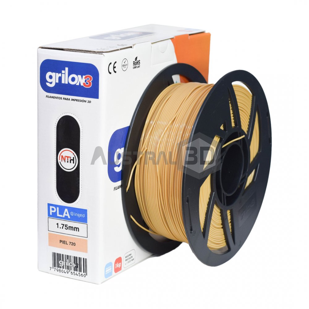 Austral 3D Rosario | Filamento Grilon3 PLA 1.75mm PIEL 720 1kg