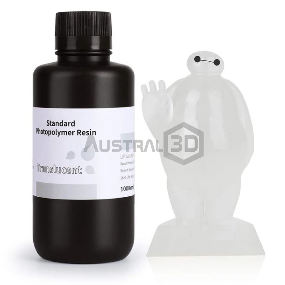 Resina Elegoo Estandar 1kg TRANSLUCIDA
