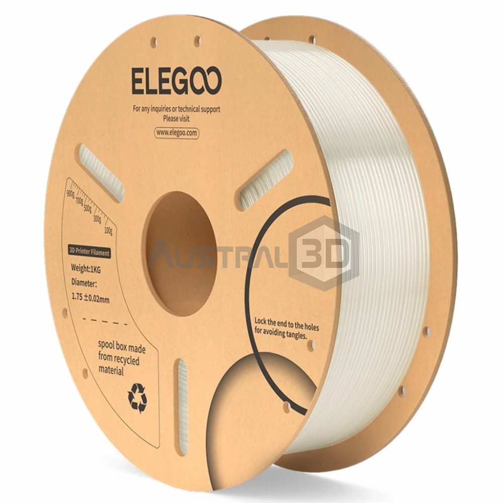 Filamento 3D ELEGOO PLA 1kg 1.75mm TRASLUCIDO