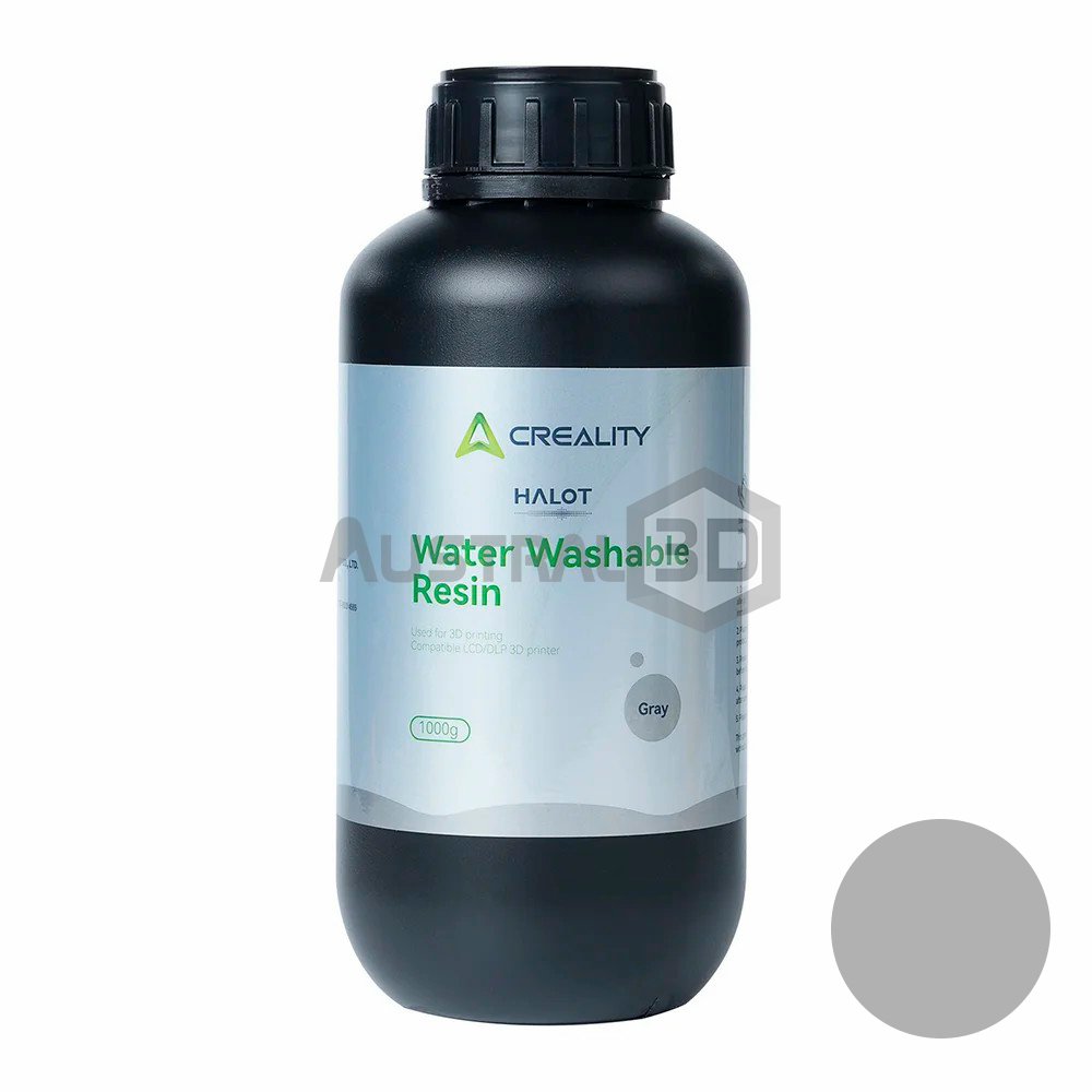 Resina Creality Lavable al Agua GRIS 1KG