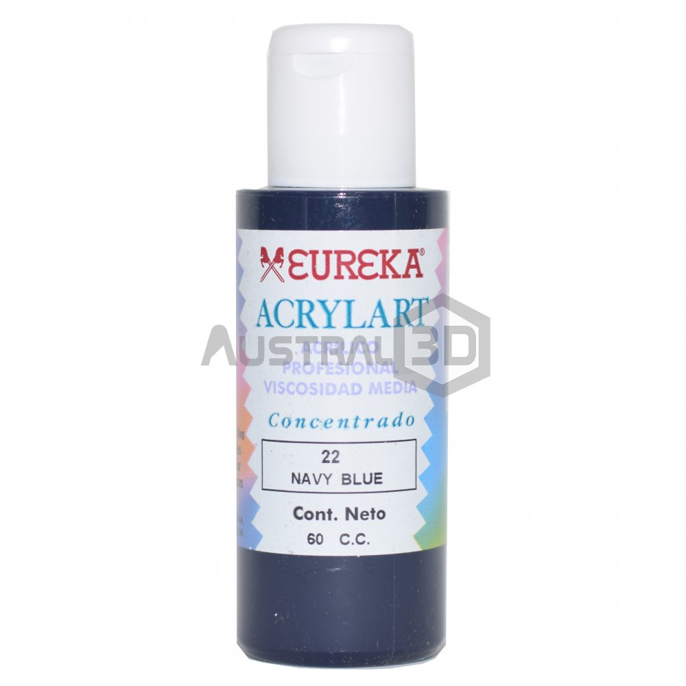 Acrílico Eureka 60cc Navy Blue