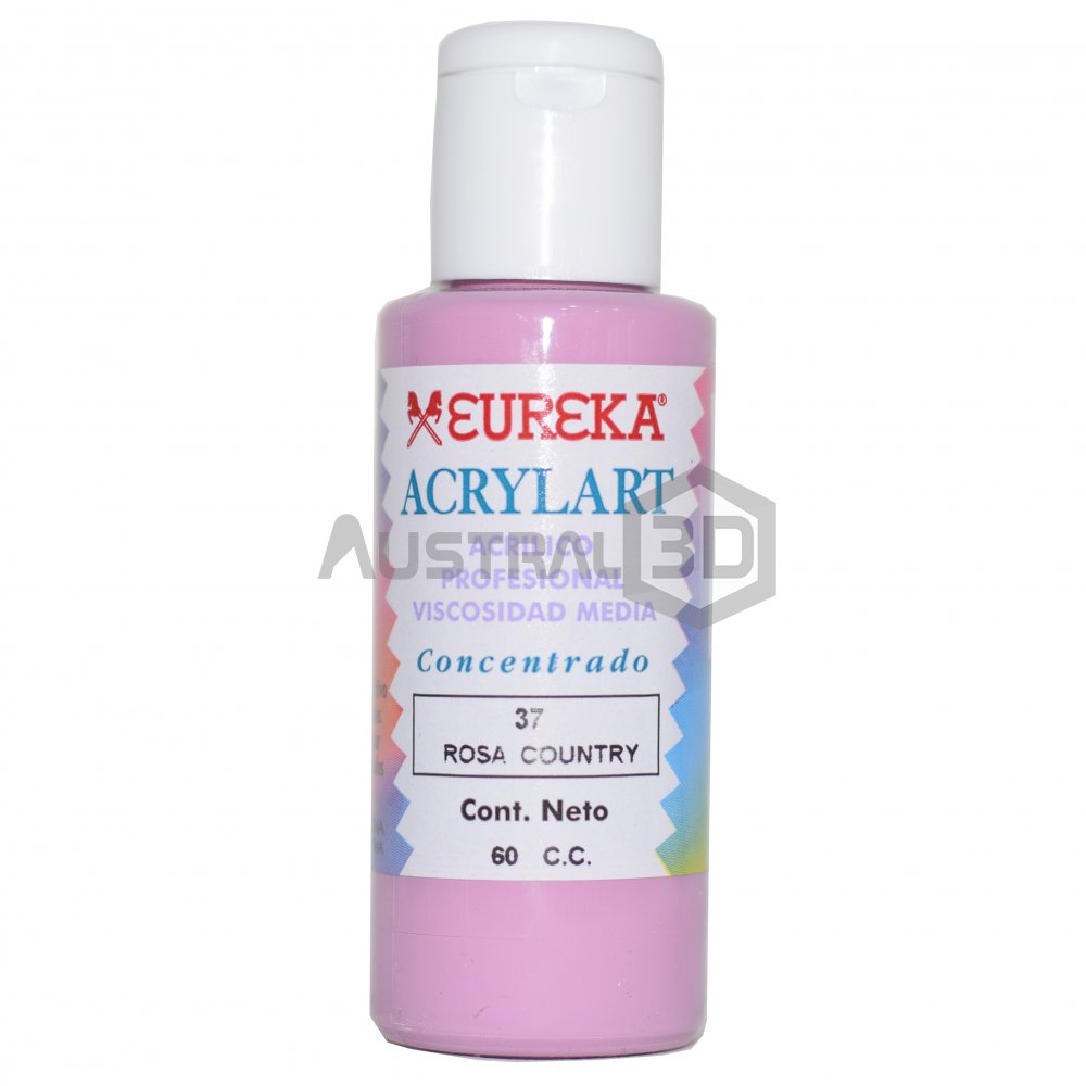 Acrílico Eureka 60cc Rosa Country