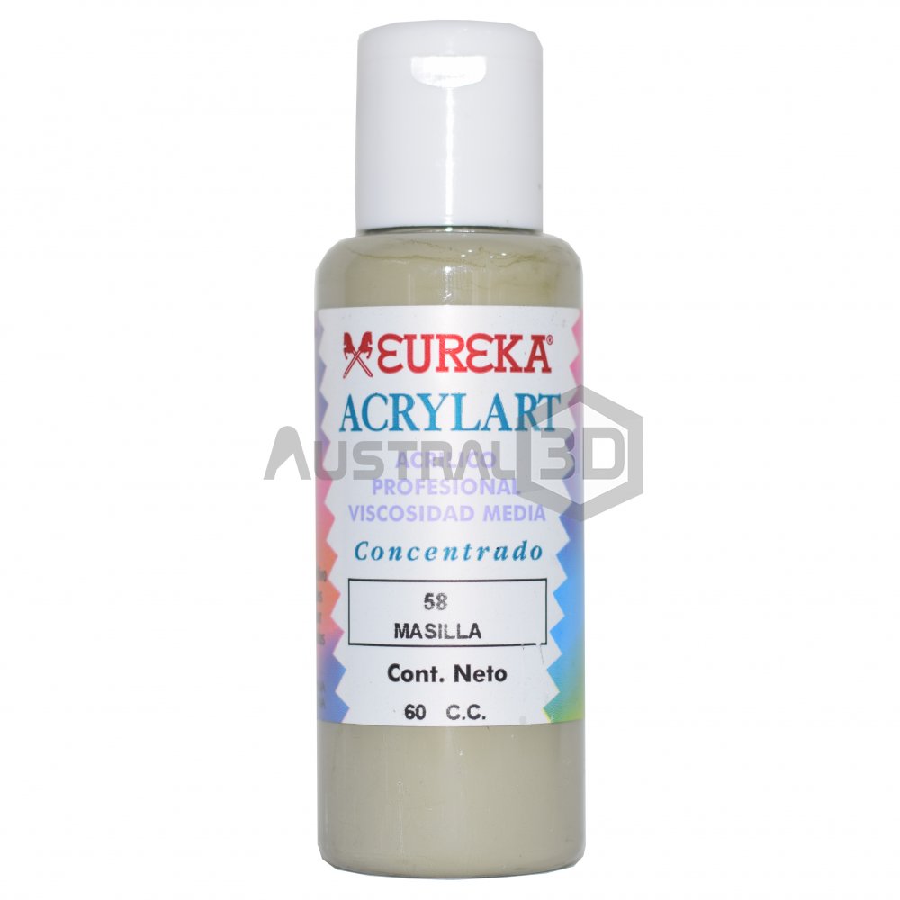 Acrílico Eureka 60cc Masilla