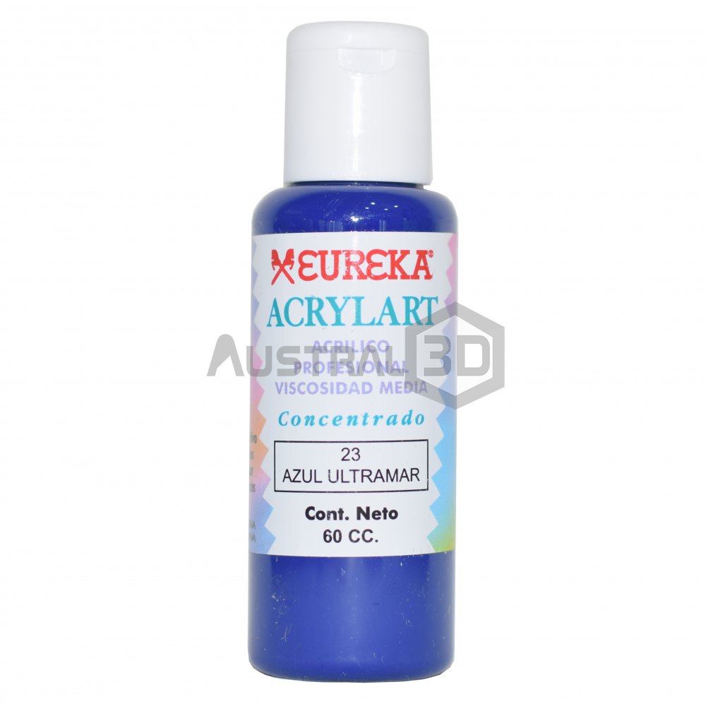 Acrílico Eureka 60cc Azul Ultramar