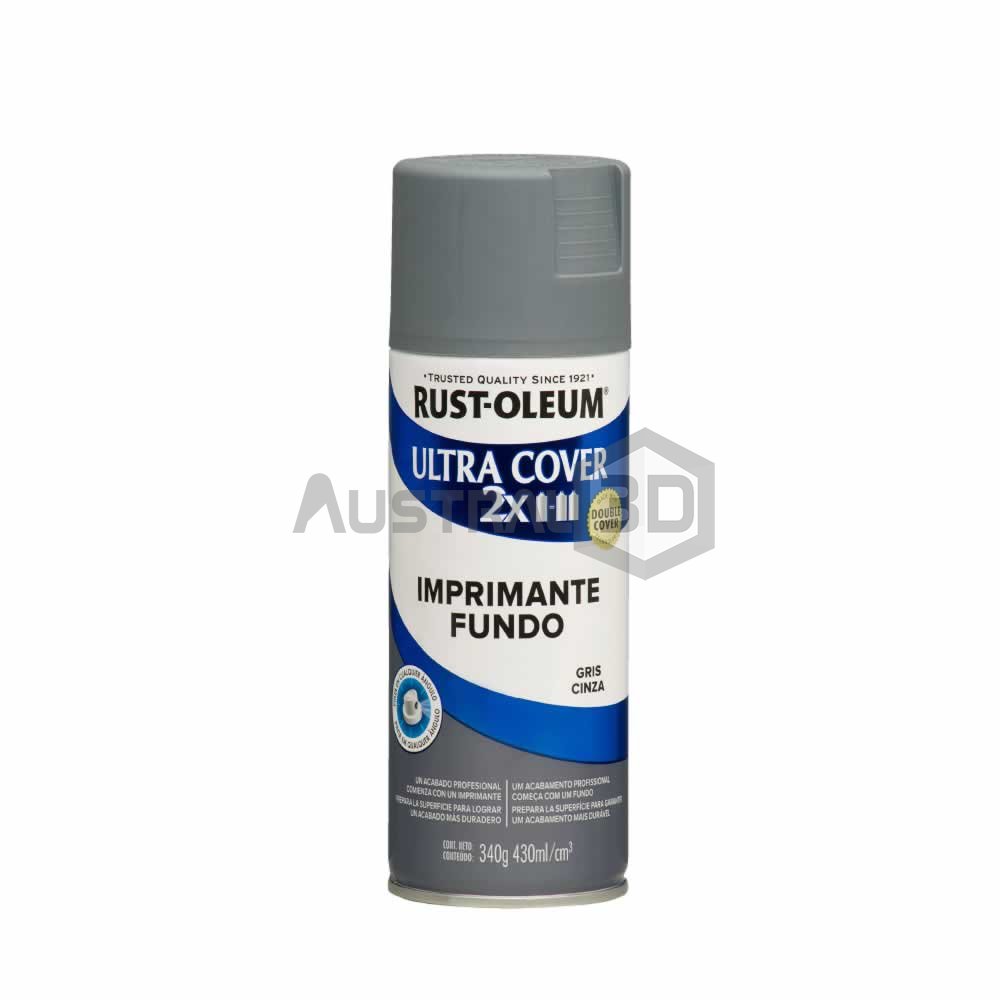 Aerosol Ultra Cover Primer Imprimante Gris Rust Oleum 340g