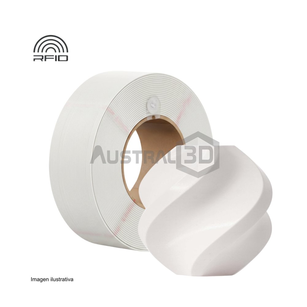 Filamento 3D PLA basic RECARGA BAMBULAB 1.75Mm 1Kg BLANCO JADE