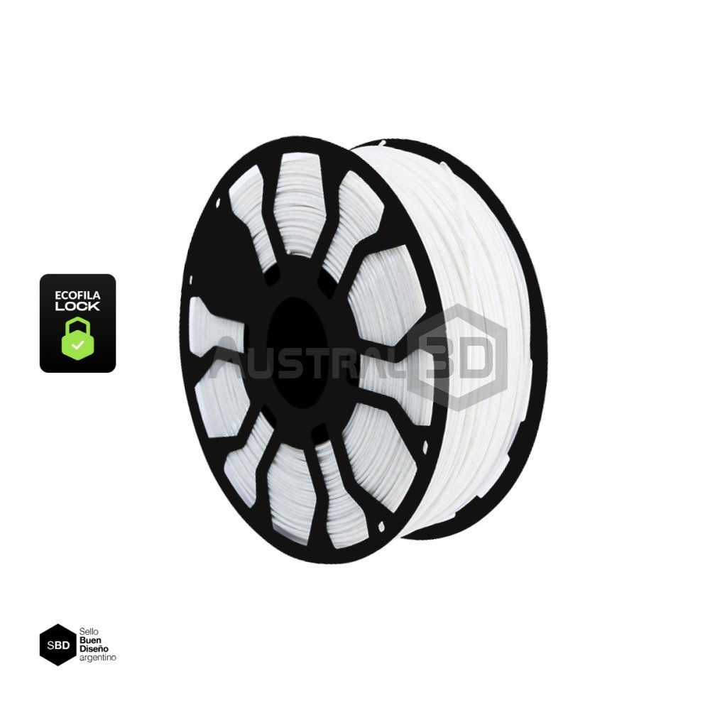 Filamento 3D ECOFILA LOCK PLA 1.75 Hellbot 1kg MARMOL