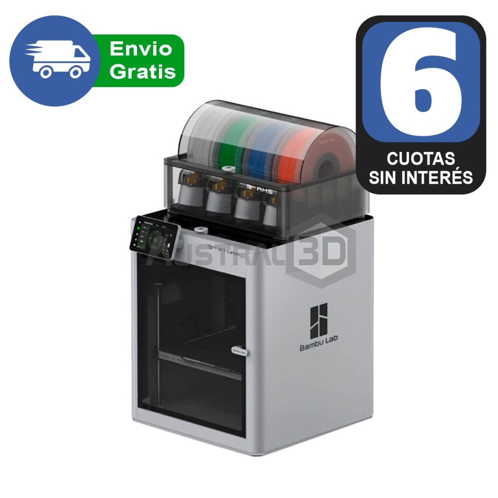 Impresora 3D Bambu Lab X1 Carbon Combo