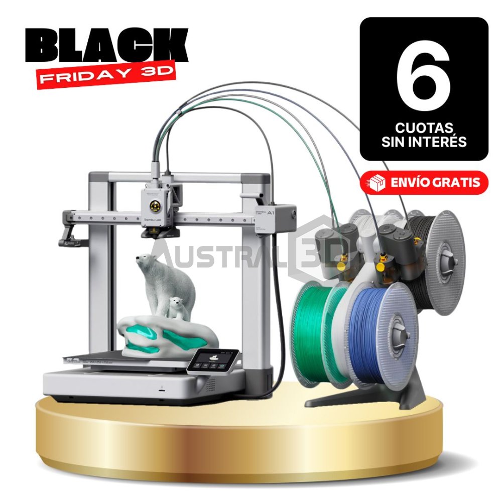 Promo Impresora 3D Bambu Lab A1 Combo