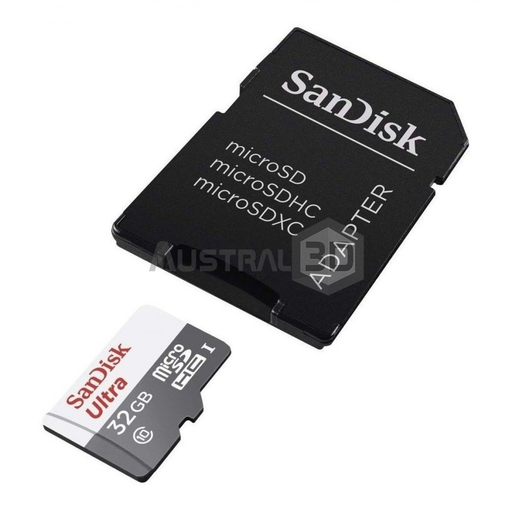 Tarjeta de memoria SanDisk 32GB Ultra con adaptador SD 