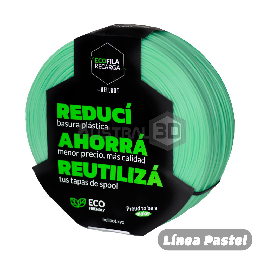 Filamento Verde perlato PLA 1kg