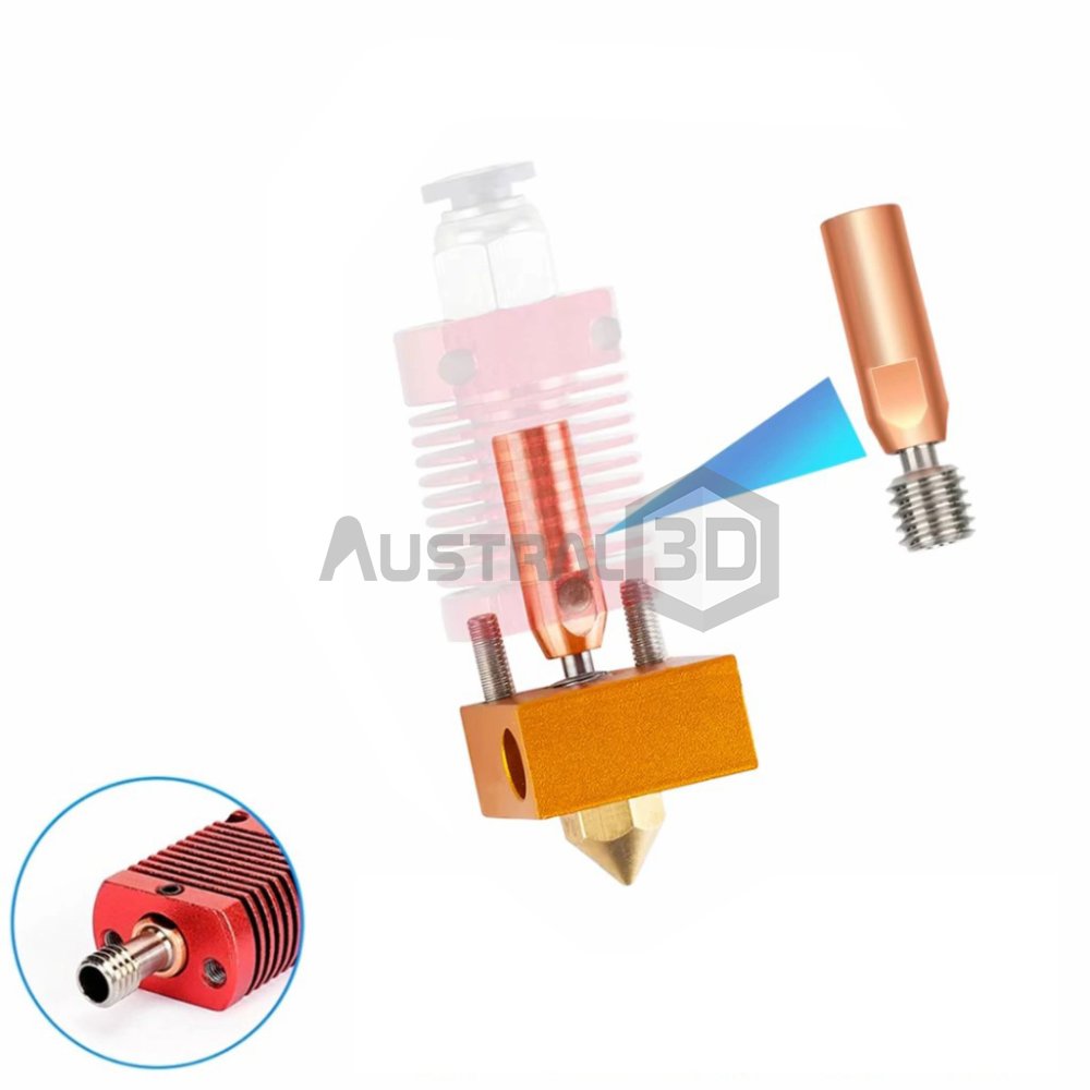 Kit Hotend Mk8 con barrel bimetalico
