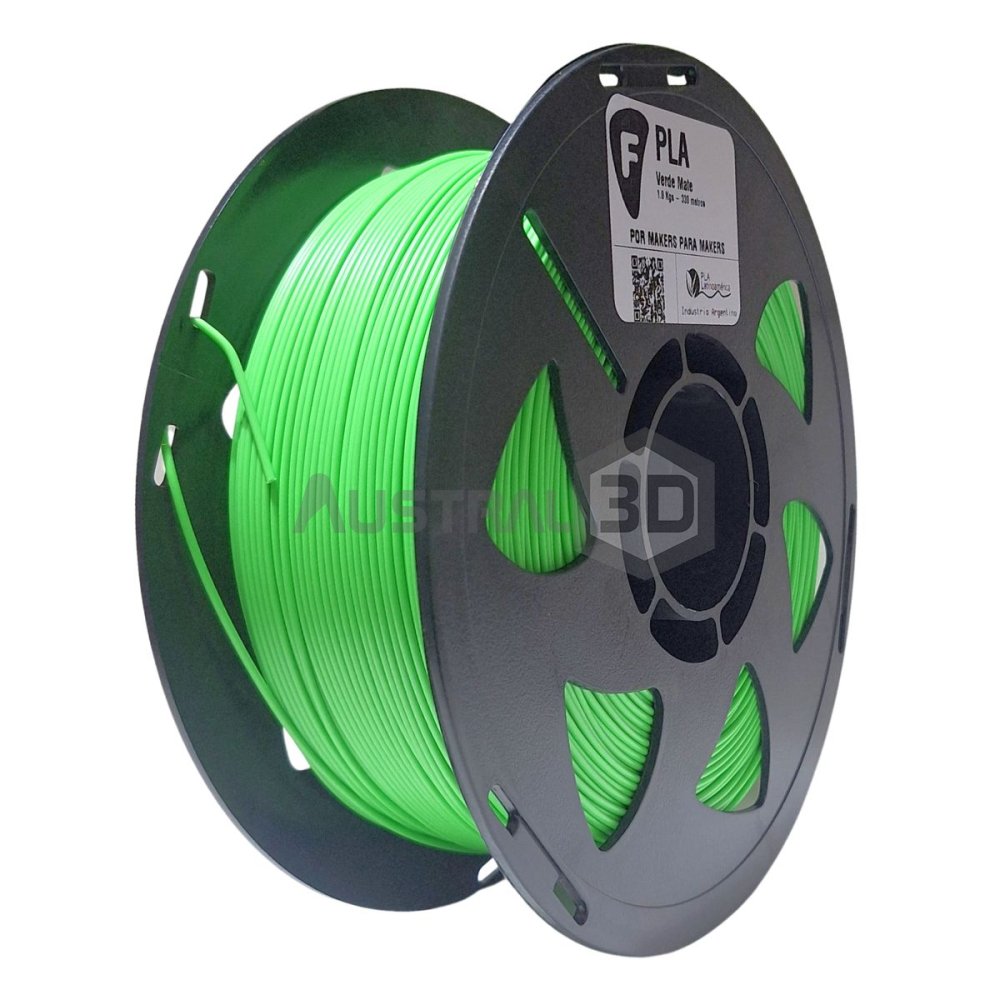 Filamento 3D Filar 1.75Mm 1Kg PLA VERDE MATE