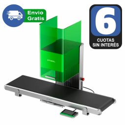 Grabadora láser dual de fibra y diodo xTool F1 Ultra de 20W + Extensión deslizable